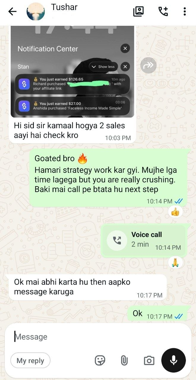 Client result