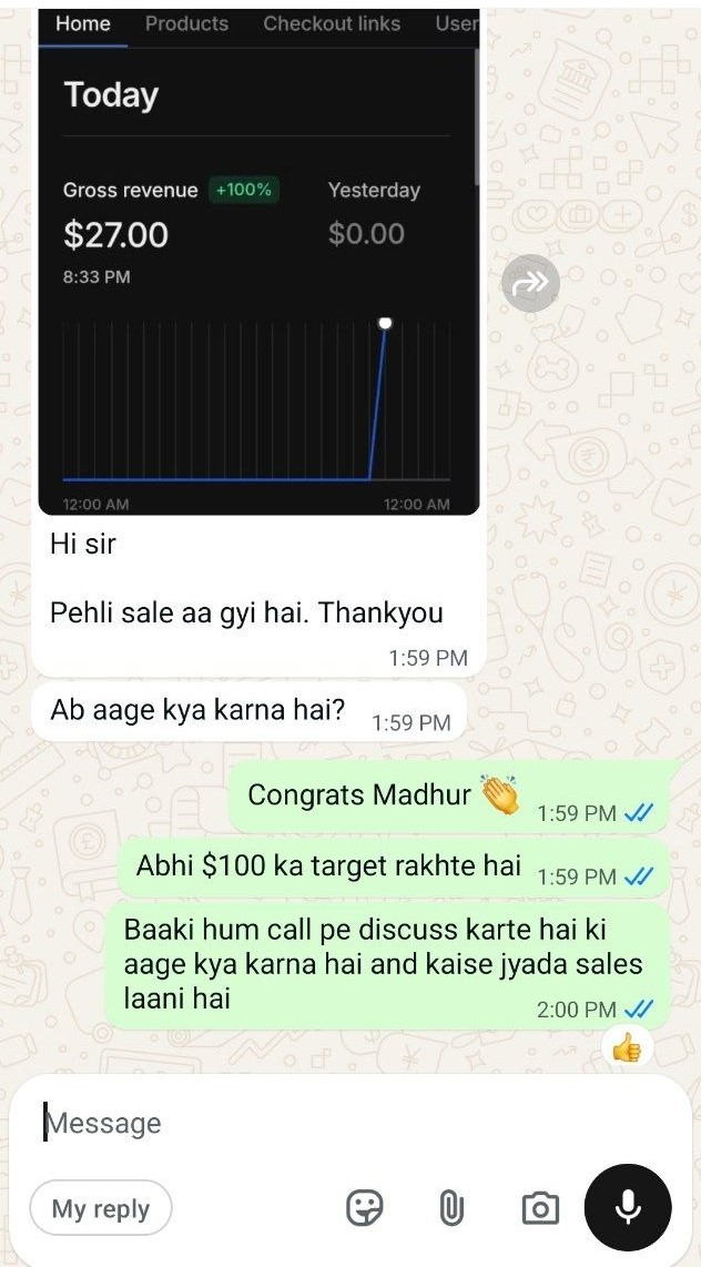 Client result